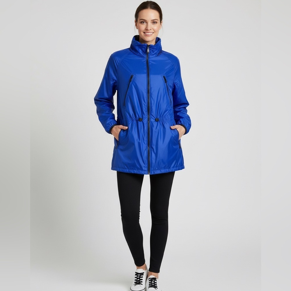 Lauren Ralph Lauren Royal Blue Windbreaker Lightweight Jacket